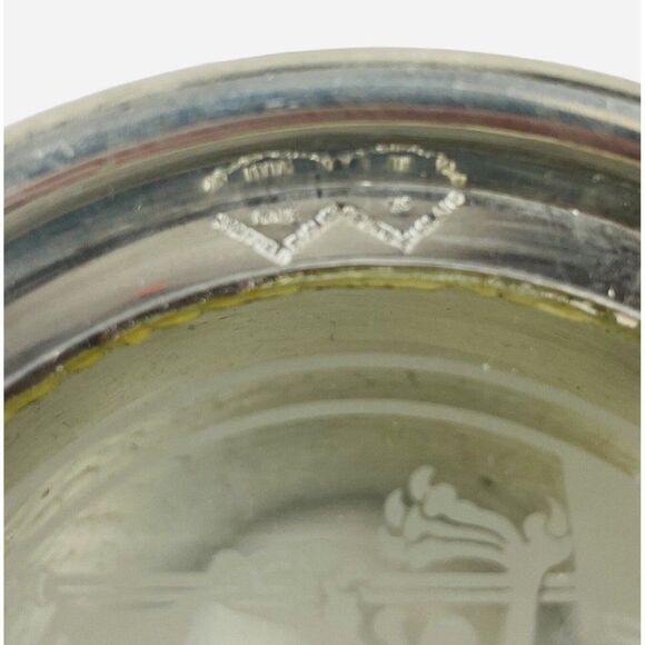 Vintage Vauxhall English Pewter Glass Bottom Logo Beer Mug Sheffield England HTF - Picture 12 of 12